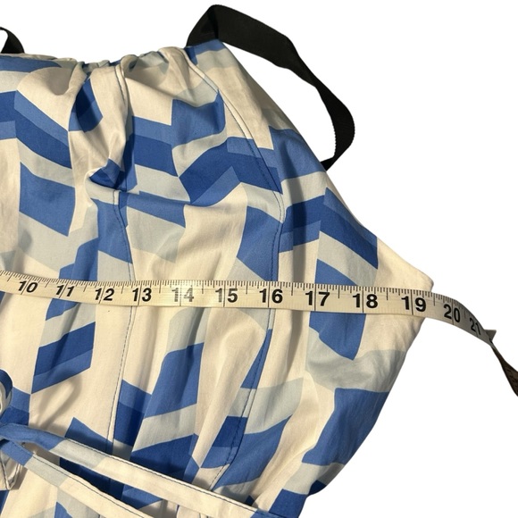 Anthropologie Blue and White Maxi Dress - Picture 7 of 12